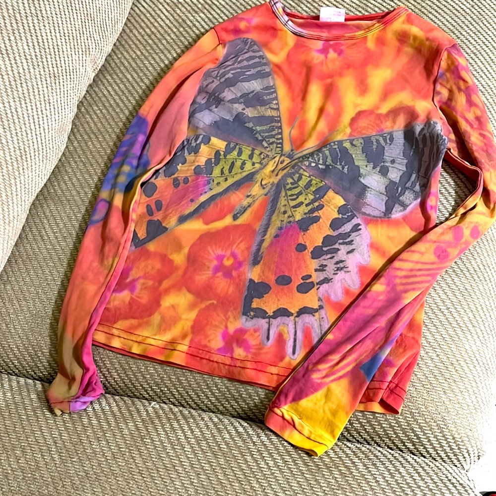 Woman’s beautiful Butterfly graphic top